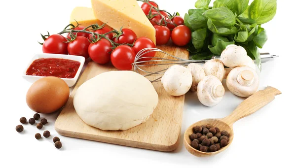 Ingredientes para cocinar pizza —  Fotos de Stock