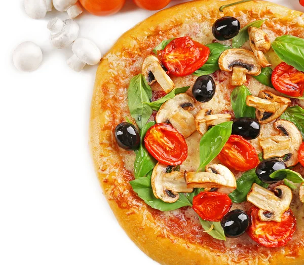 Deliziosa pizza gustosa — Foto Stock