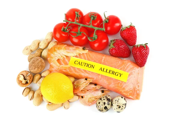 Set of allergic food — Stock Photo, Image