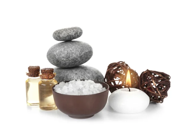 Tratamiento de spa con piedras —  Fotos de Stock