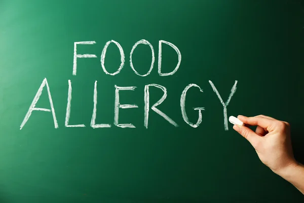 Concetto di allergia alimentare — Foto Stock