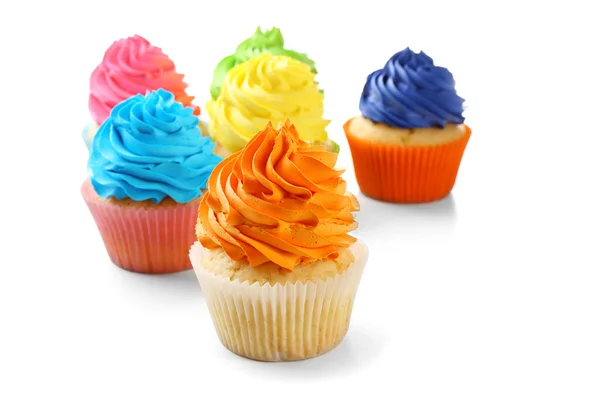 Colorful Birthday cupcakes — Stock Photo, Image