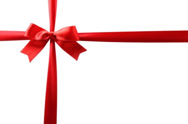 kırmızı kurdele yay 