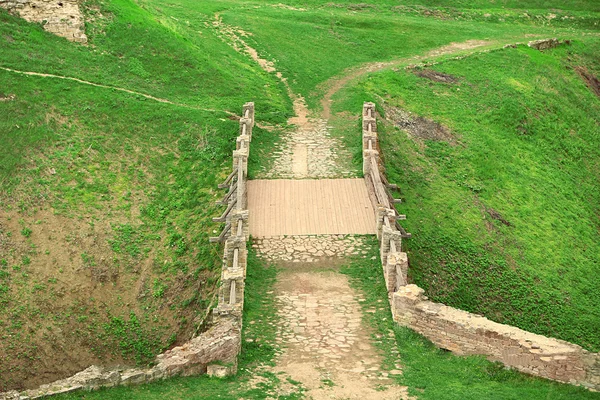 Vecchio ponte della fortezza — Foto Stock