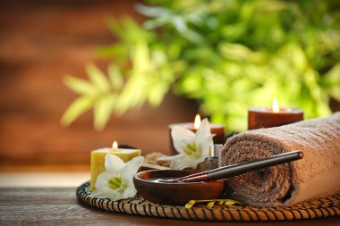 Spa çikolata mumlar ile ayarla 