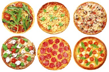 Farklı pizzalar.