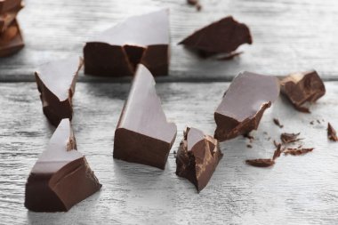 lezzetli çikolata parçaları 