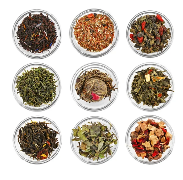 Conjunto de té diferente — Foto de Stock