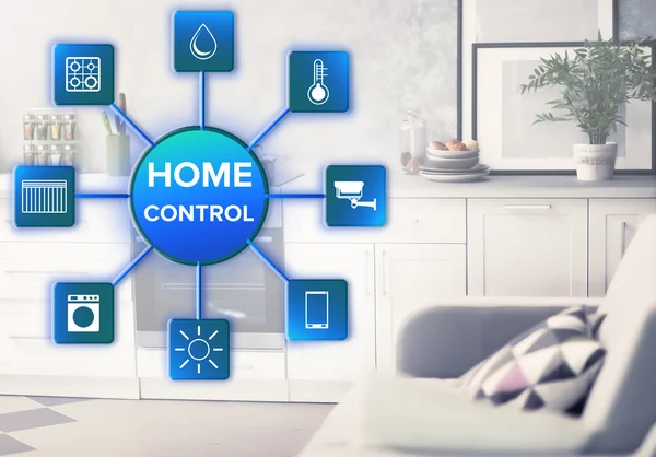 Smart concetto di controllo domestico . — Foto Stock