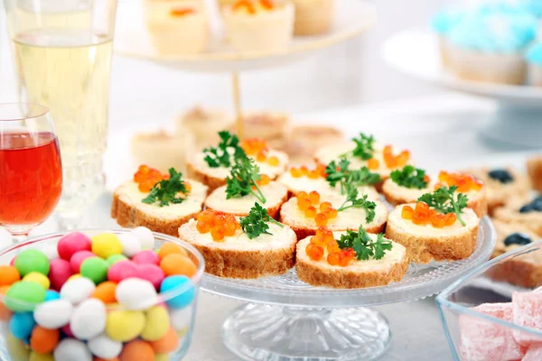 Set of cold snacks — Stock Photo, Image