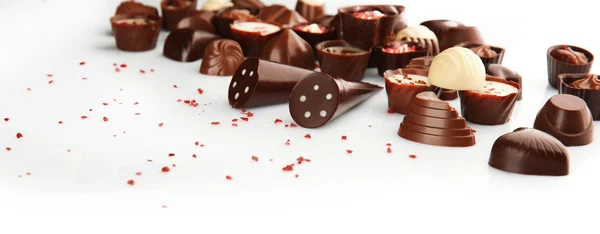 Assorted chocolate candies — Stock Photo, Image