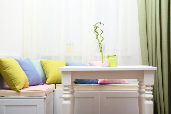 Kitchen nook in interior