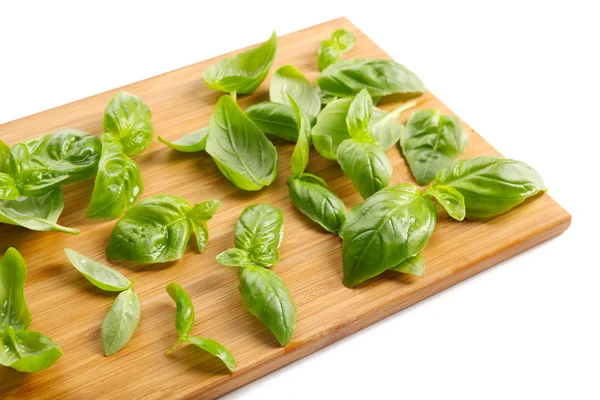 Fresh basil leaves — Stock Photo, Image