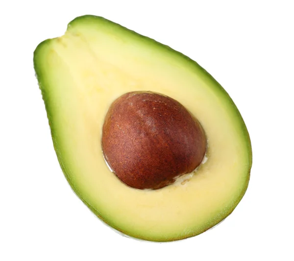 Half of fresh avocado isolated Stock Image