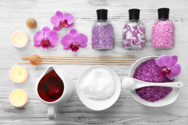 Güzel spa kompozisyonu