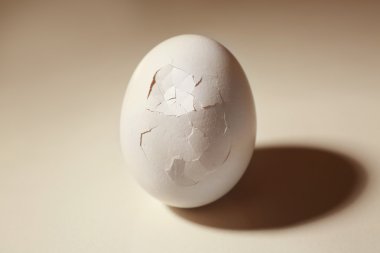 kırık yumurta yakın çekim