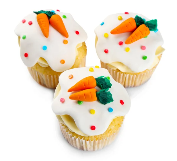 Easter cupcakes on  background — Stock Photo, Image