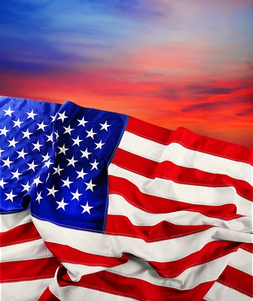 Прапор об'єднаних держав Америки — стокове фото