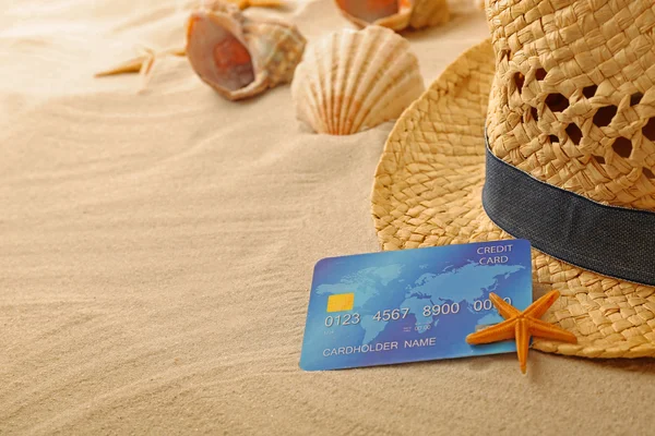 Pay cash on holiday, concept