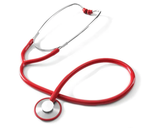 Medical stethoscope on white — Stock Photo, Image