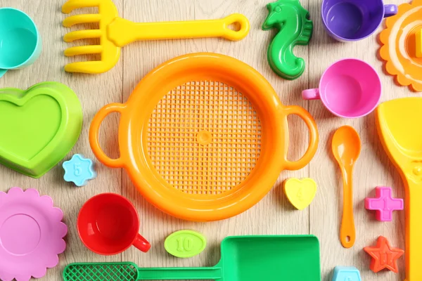 Jouets pour enfants sur la table — Photo