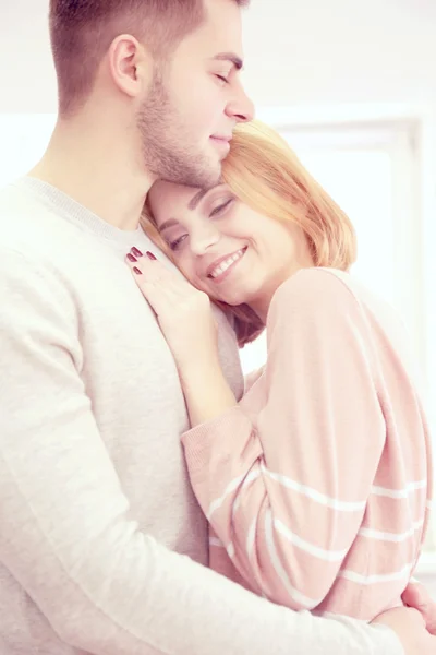 Young couple in love embracing — Stock Photo, Image