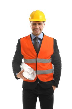 Mühendis yelek ve kask