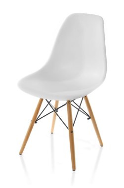 Şık beyaz sandalye 