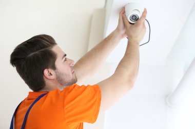 Çalışma profesyonel Cctv teknisyen.