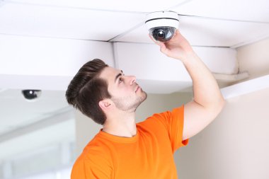 Çalışma profesyonel Cctv teknisyen.