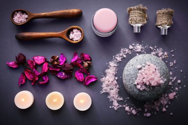 Güzel spa kompozisyonu