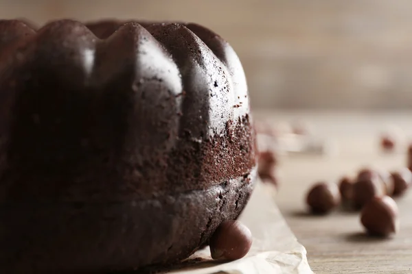 Pastel de magdalenas de chocolate —  Fotos de Stock