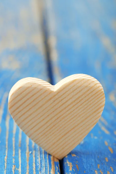 Dřevěná výřez srdce — Stock fotografie