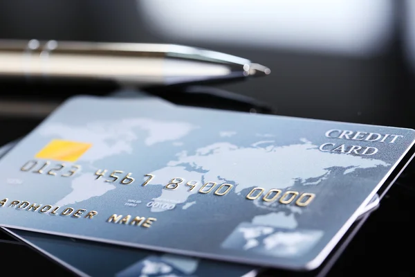 Creditcard close-up — Stockfoto
