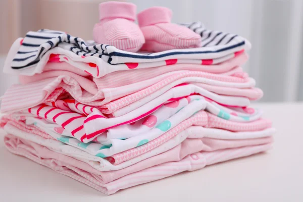 Baby clothes for newborn — Stock Photo, Image