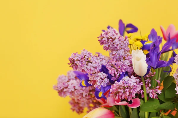 Strauß frischer Frühlingsblumen — Stockfoto
