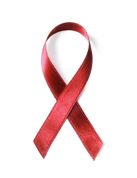 赤いリボンは、癌の概念 — ストック写真
