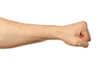 Erkek yumruk yakın çekim