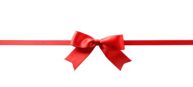 kırmızı kurdele yay  