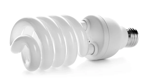 Spiral energibesparing glödlampa — Stockfoto