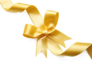 Sarı kurdele yakın çekim