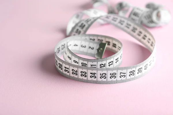 White measuring tape — Stock Photo, Image