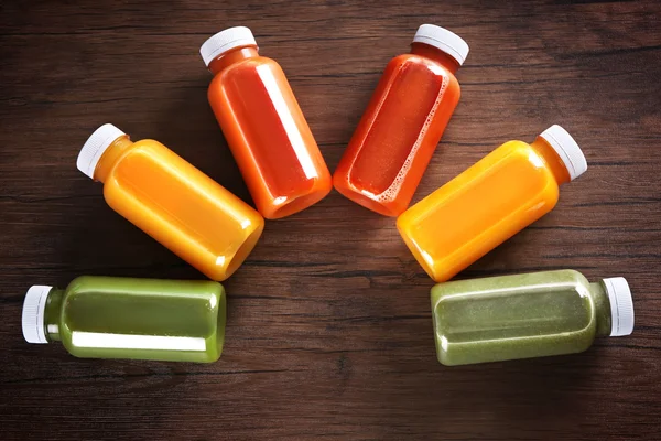 Detox drink in bottles — Stock Photo, Image