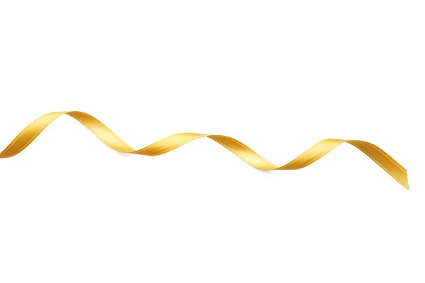 Yellow ribbon close up — Stock Photo, Image