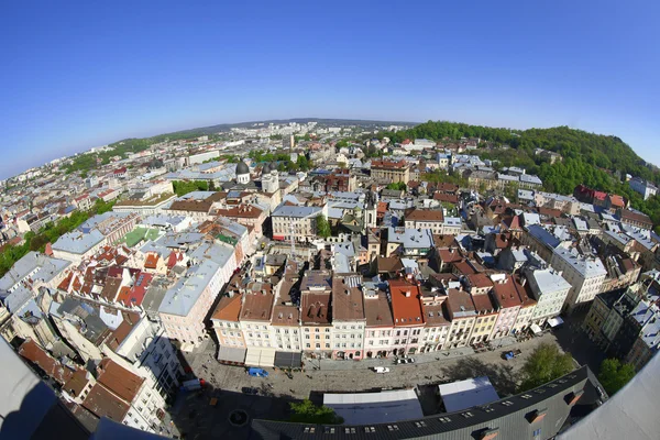 Panoramic view from roof — Stock Photo, Image