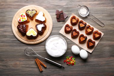 Malzemeler yemek pasta