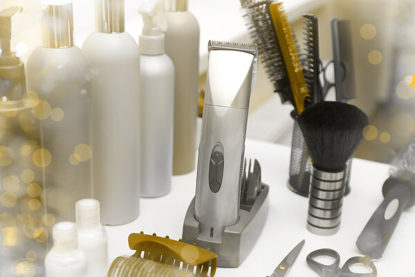 Professional hairdresser tools 