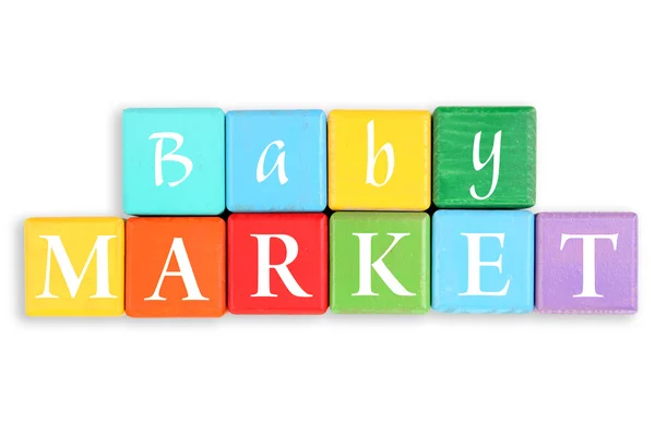 Baby markt concept — Stockfoto