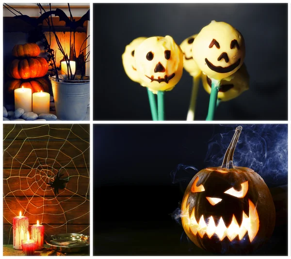 Fotos diferentes para o Halloween — Fotografia de Stock