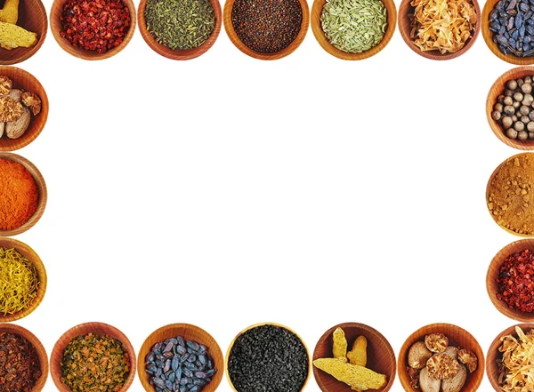 Set of different spices — Stock Photo, Image